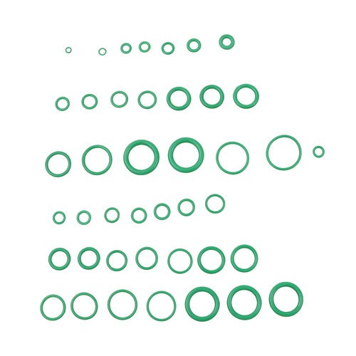 DURAFORCE 595 Pcs Metric/SAE AC O-Ring Assortment Kit 36 Size Seals 3-22mm