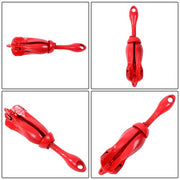DURAFORCE 2 Pack Marine Kayak Folding Anchor Kit 3.3Lb W/26.2Ft Rope For PWC Canoe Jet Ski