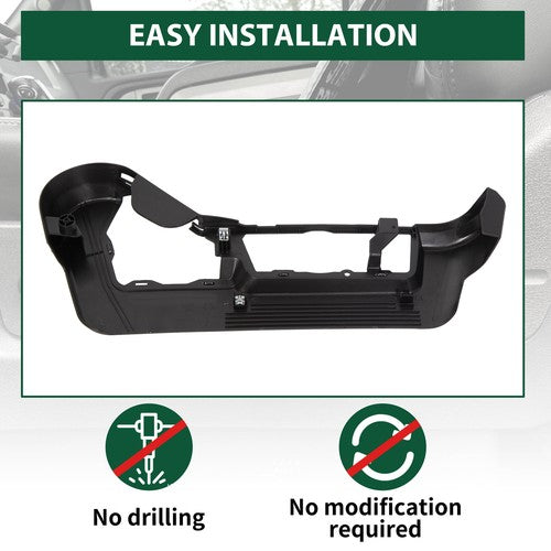 DURAFORCE For 2009-2014 Ford F150 Driver Left Seat Cover Bezel Trim Panel Black 09 10 11