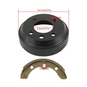 DURAFORCE Brake Drums Shoes Kit 1982-1992 For Yamaha G1, G2, G8, G9 Gas/Electric Golf Cart