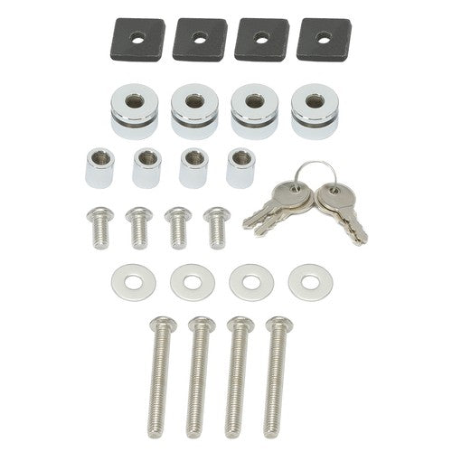 DURAFORCE Hard Saddlebag Bags Detachable Quick Release Mounting Brackets For Harley Honda