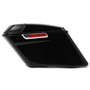 DURAFORCE 4" Stretched Extended Hard Saddlebags 5x7" Speaker Lid For Harley Touring 14+