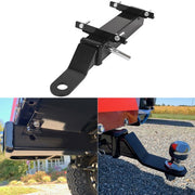 DURAFORCE Golf Cart Trailer Hitch 2″ Receiver for Club Car EZGO Yamaha Backseat Foot Rest
