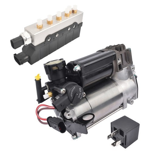 DURAFORCE Air Suspension Compressor Pump + Valve Control Unit For Mercedes S-Class W220