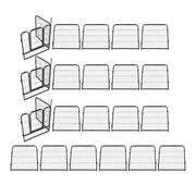 DURAFORCE 24 Panels 24x24 inch Dog Playpen Crate Fence Pet PlayPen Exercise Cage