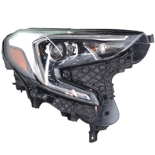 DURAFORCE Xenon HID Clear Chrome Projector Headlights Right Set For GMC Terrain 2018-2021