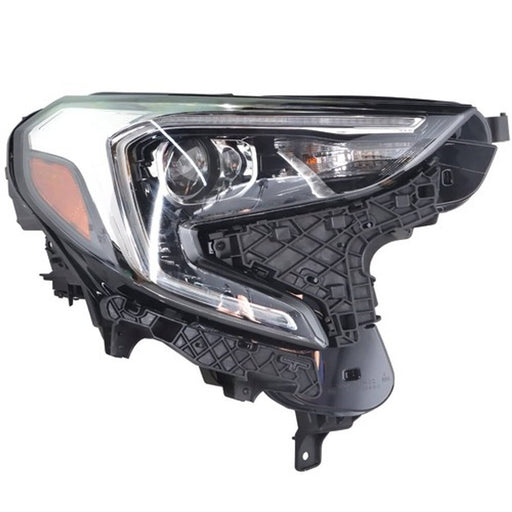 DURAFORCE Xenon HID Clear Chrome Projector Headlights Right Set For GMC Terrain 2018-2021