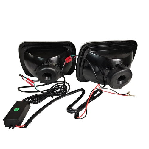 DURAFORCE 7X6" 5x7 7 Colors Change RGB LED Halo Headlights Lamps Driver & Passenger Side