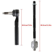 DURAFORCE EV800609 4pcs Front Inner Outer Tie Rod End Driver Passenger Kit For Hummer H3