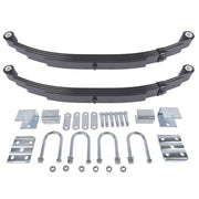 DURAFORCE 3500lb Single Trailer Axle Suspension Kit Leaf Spring U-bolt & Hanger Kit