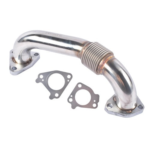 DURAFORCE Driver Side Exhaust Up Pipe for GMC Sierra Chevy Silverado LB7 LLY LMM 2001-2016