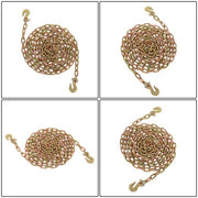 DURAFORCE With Clevis Hooks Transportation Bundle Chain Steel Gold 3150lbs G70 1/4in×20ft