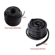 DURAFORCE 240FT Drip Irrigation System with 1/4 1/2 Tubing and Accessories for Garden