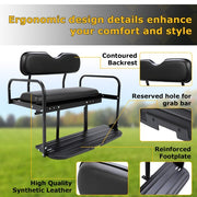 DURAFORCE Golf Cart Rear Back Flip Seat Kit For Yamaha G2 G9 Gas Electric Folding Fold