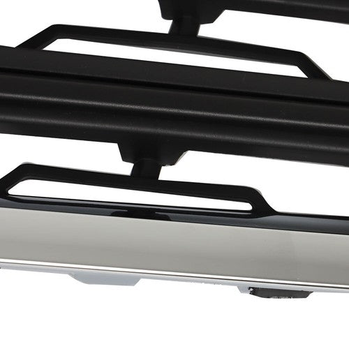 DURAFORCE NEW For Chevy Traverse LS LT 13-2017 Front Upper Grille Insert Black/Chrome Trim