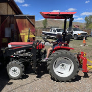 DURAFORCE Red Canopy For 52" X 52" Equipped Tractors & Mowers W/ 2" x 2" or 2" x 3" ROPS