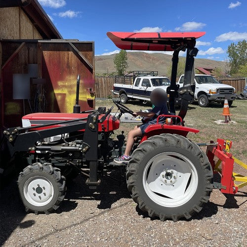DURAFORCE Red Canopy For 52" X 52" Equipped Tractors & Mowers W/ 2" x 2" or 2" x 3" ROPS