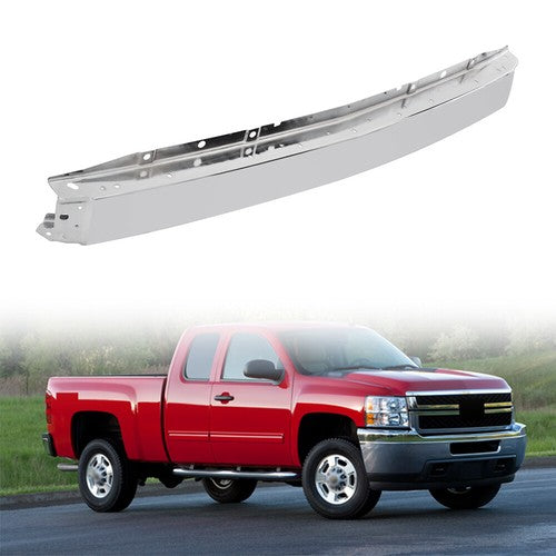 DURAFORCE Chrome Suit For Chevy Silverado 07-13 Truck Front Bumper Impact Face Bar Steel