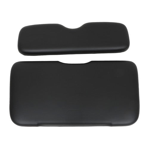 DURAFORCE Golf Black Front Seat Cushion Set For E-Z-GO RXV, Freedom RXV 2008-Up Models