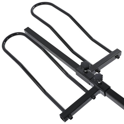 Foldable 2 Bike Floor Stand Hitch Mount Rack For Fat Tire Electric Bicycle
