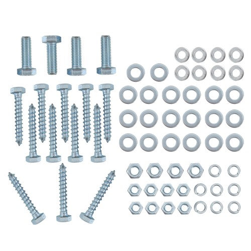 DURAFORCE (4) 8" Galvanized Swivel Top Bunk Bracket Kit with Hardware for Boat Trailer 2×3