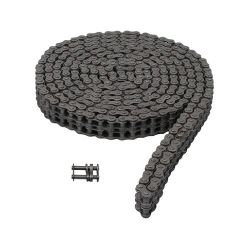 DURAFORCE #35-2 Duplex Roller Chain 10 Feet Heavy Duty Double Strand with 2 Master Links