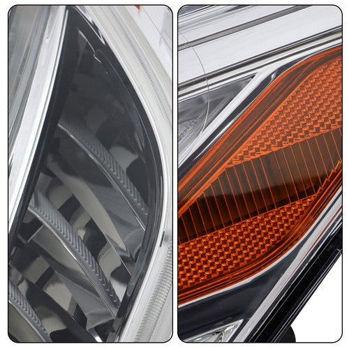 DURAFORCE Headlights Fit For Honda Accord Sedan 2016-2017 Projector LH & RH Pair Set LED