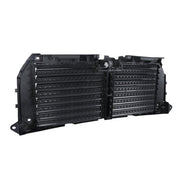 DURAFORCE Black Upper Radiator Grille Air Shutter Assembly W/Motor For Ford F150 2015-2017