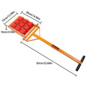 DURAFORCE 15 Ton Machinery Movers Skate Dolly 360 Rotation Heavy Duty Roller + Handles