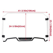 DURAFORCE For Polaris RZR XP 1000/Turbo Vented 1/4" Full Windshield 2019-2023 Hard Coated