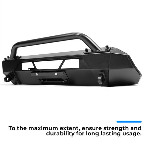 Steel Front Stubby Bumper Guard Bull Bar for Toyota Tacoma 2016-2023