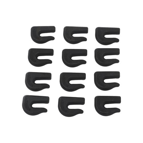 DURAFORCE 12 Pack 3/8" Weld On Grab Hook 6600lbs Heavy Duty G70 Forged Grab Chain Hooks