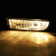 DURAFORCE For 1997-2001 Honda Prelude Clear Lens Fog Lights Bumper Driving Lamps w/wiring