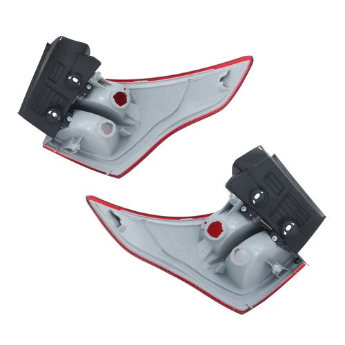 DURAFORCE For Ford Escape 2013 2014-2016 Left+Right Side Rear Tail Light Brake Lamp Chrome