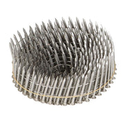 DURAFORCE 15 Degree Wire Coil 1-1/4 ×.09 Ring Shank Stainless Steel Siding Nails 1200Pcs