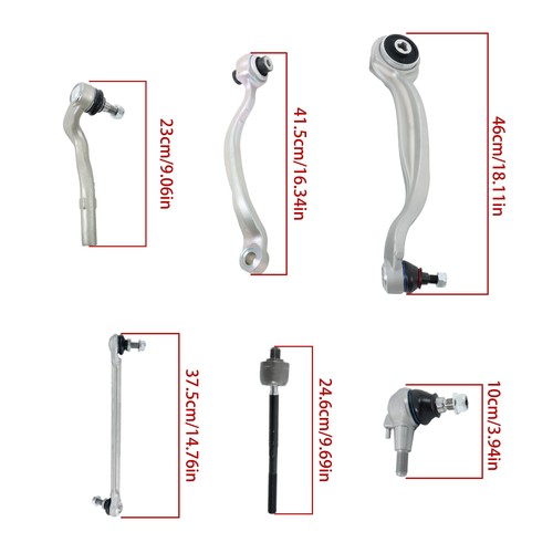 DURAFORCE Front Control Arm w/Ball Joint Sway Bar Link 2123300135 For MercedesBenz E250 14