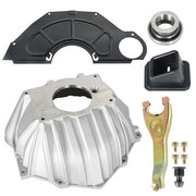 DURAFORCE Aluminium Bell Housing Kit & 11" Clutch Fork & Throwout Bearing &Cover For Chevy