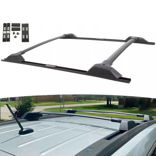 DURAFORCE Roof Rack Cross Bars Side Rail Luggage For Chevy Chevrolet Traverse 2009-2017