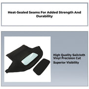 DURAFORCE Black Convertible Soft Top w/Heated Glass Window For Mazda Miata 1990-2005 99-05