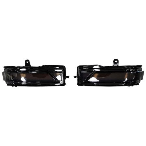 DURAFORCE Rear Mirror LED Smoke Sequential Turn Signal Light For 2019-2022 Dodge Ram 1500