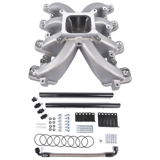 DURAFORCE Single-Plane EFI Intake Manifold w/ Fuel Rails 300-137 For GM Gen LS1 LS2 LS6