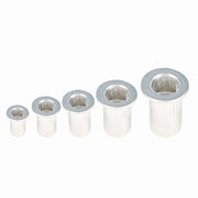 DURAFORCE 150 Pack Aluminum Rivet Nut Kit Metric Rivnut Nutsert Assort M3 M4 M5 M6 M8 New