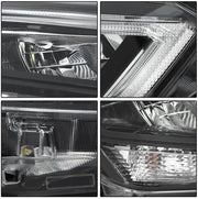 DURAFORCE Clear Lens New For Nissan Versa S SR SV 2020-2021 Pair Headlight Replacement LED
