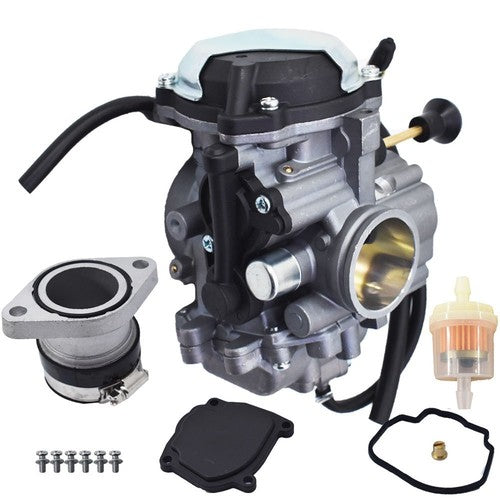 DURAFORCE Carburetor For Yamaha Big Bear 250 & Intake Manifold Carburetor Boot New