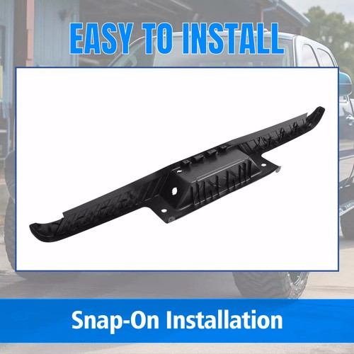 Black Rear Bumper Top Step Cover with Sensors for Ford F150 F 150 09 14 Styleside
