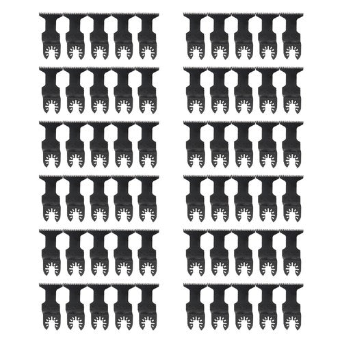 DURAFORCE 60 Pcs 1.75" - 3.5" Oscillating Multitool Tool Quick Release Saw Blades