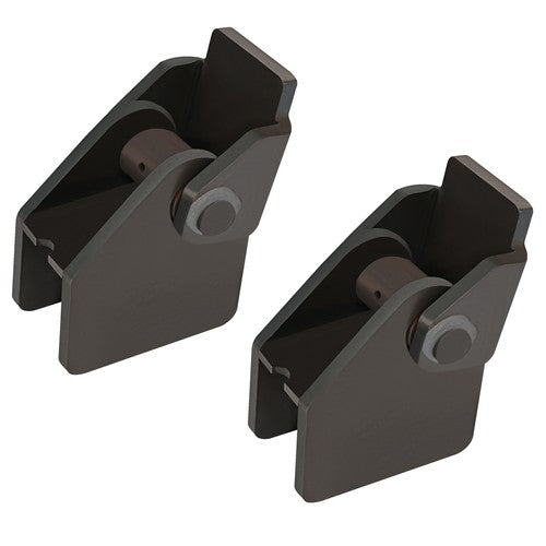 Weld On Steel Dump Hinges For Truck Trailer 2 Inch Rectangular Tube 2PCS