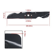 DURAFORCE 3 Pack Blade 742P05620 742-05620 490-110-C187 For Cub Cadet Ultima ZT2 60 Inch