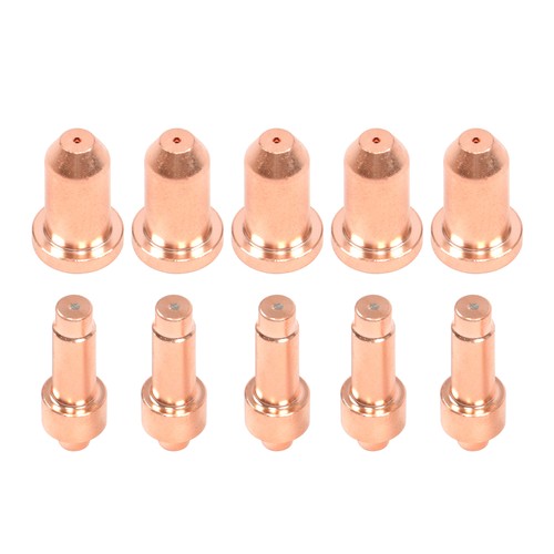 DURAFORCE 10Pcs Plasma Electrode 249926 Tip 249928 Nozzle for Miller XT40 XT30 XT30C Torch