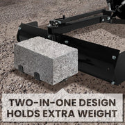 DURAFORCE 40" Steel Adjustable Tow Behind Box Scraper Blade For Lawn Garden Tractors